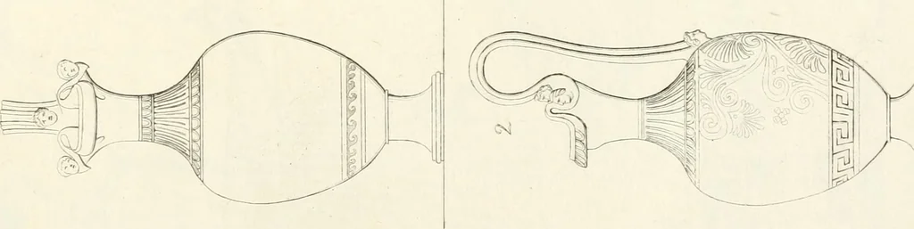 An illustration from Pitture di vasi fittili, esibite dal cav. F. Inghirami per servire di studio alla mitologia ed all storia degli antichi popoli, 1838, leaf 218