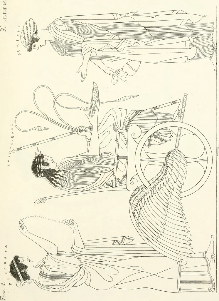 An illustration from Pitture di vasi fittili, esibite dal cav. F. Inghirami per servire di studio alla mitologia ed all storia degli antichi popoli, 1838, leaf 220