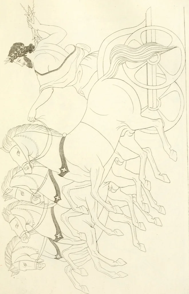 An illustration from Pitture di vasi fittili, esibite dal cav. F. Inghirami per servire di studio alla mitologia ed all storia degli antichi popoli, 1838, leaf 244