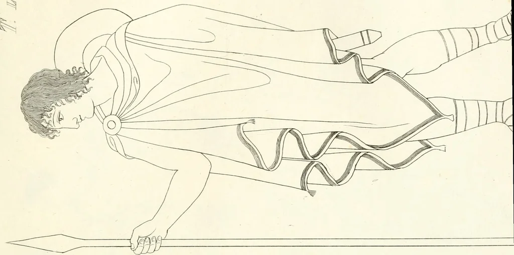 An illustration from Pitture di vasi fittili, esibite dal cav. F. Inghirami per servire di studio alla mitologia ed all storia degli antichi popoli, 1838, leaf 250
