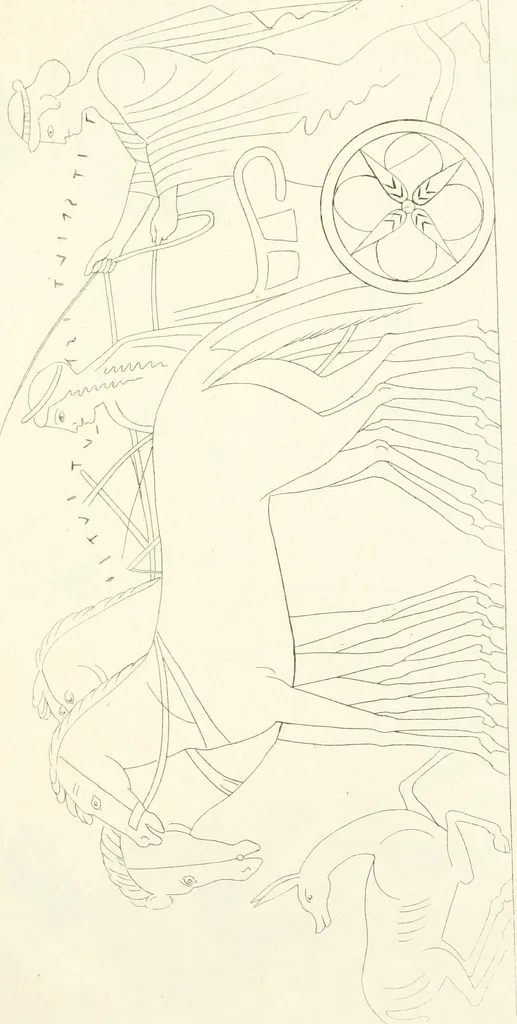 An illustration from Pitture di vasi fittili, esibite dal cav. F. Inghirami per servire di studio alla mitologia ed all storia degli antichi popoli, 1838, leaf 278