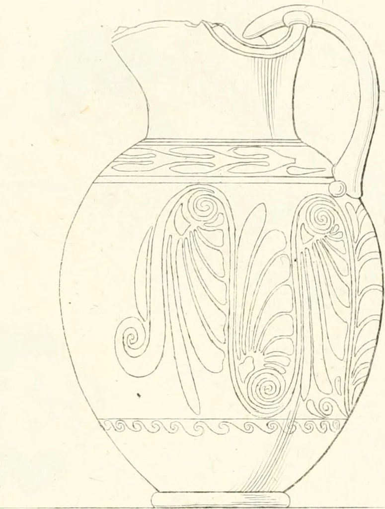 An illustration from Pitture di vasi fittili, esibite dal cav. F. Inghirami per servire di studio alla mitologia ed all storia degli antichi popoli, 1838, leaf 288