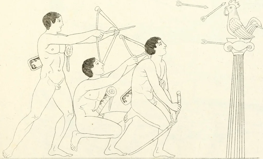 An illustration from Pitture di vasi fittili, esibite dal cav. F. Inghirami per servire di studio alla mitologia ed all storia degli antichi popoli, 1838, leaf 288