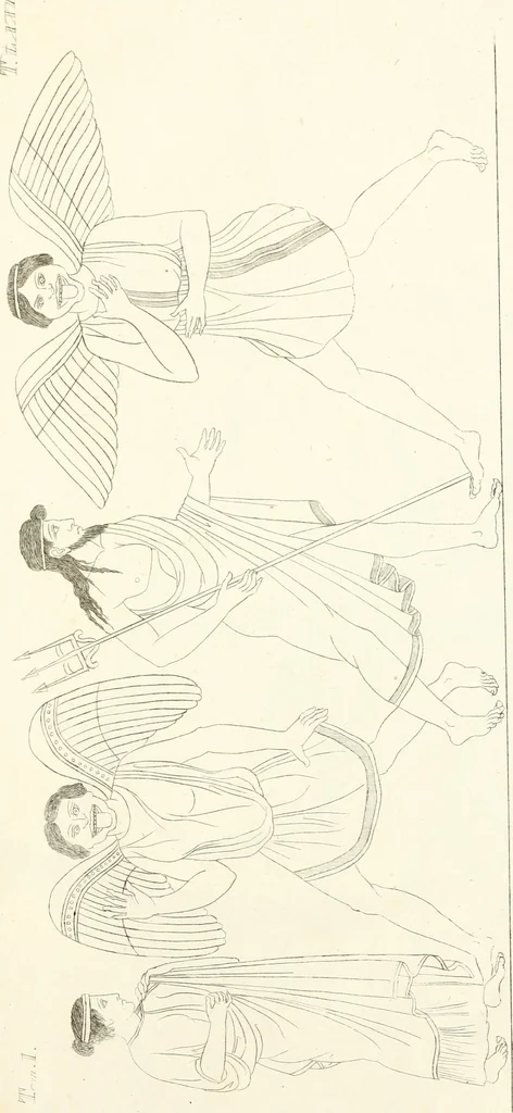 An illustration from Pitture di vasi fittili, esibite dal cav. F. Inghirami per servire di studio alla mitologia ed all storia degli antichi popoli, 1838, leaf 292