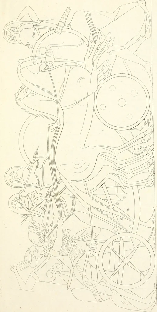 An illustration from Pitture di vasi fittili, esibite dal cav. F. Inghirami per servire di studio alla mitologia ed all storia degli antichi popoli, 1838, leaf 300