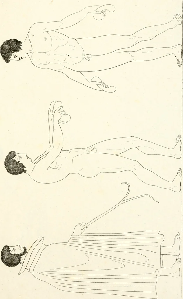 An illustration from Pitture di vasi fittili, esibite dal cav. F. Inghirami per servire di studio alla mitologia ed all storia degli antichi popoli, 1838, leaf 310