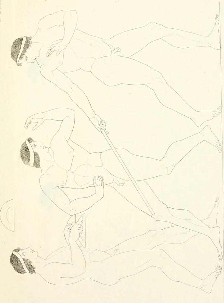 An illustration from Pitture di vasi fittili, esibite dal cav. F. Inghirami per servire di studio alla mitologia ed all storia degli antichi popoli, 1838, leaf 312