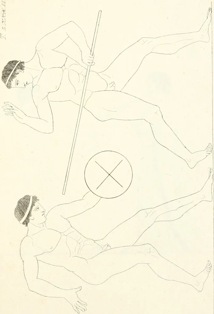 An illustration from Pitture di vasi fittili, esibite dal cav. F. Inghirami per servire di studio alla mitologia ed all storia degli antichi popoli, 1838, leaf 314
