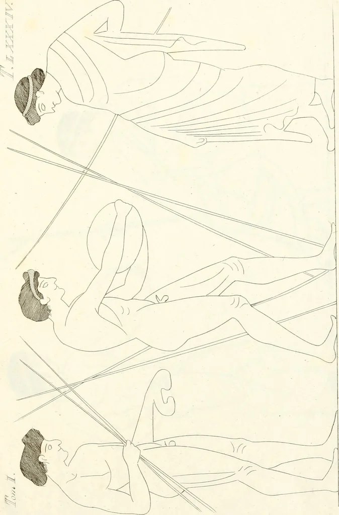 An illustration from Pitture di vasi fittili, esibite dal cav. F. Inghirami per servire di studio alla mitologia ed all storia degli antichi popoli, 1838, leaf 318