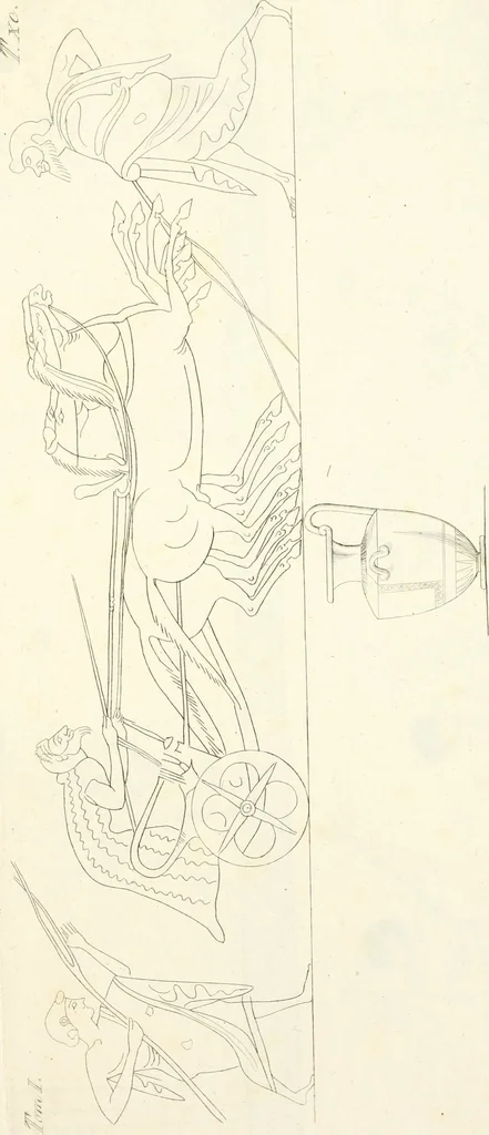An illustration from Pitture di vasi fittili, esibite dal cav. F. Inghirami per servire di studio alla mitologia ed all storia degli antichi popoli, 1838, leaf 330