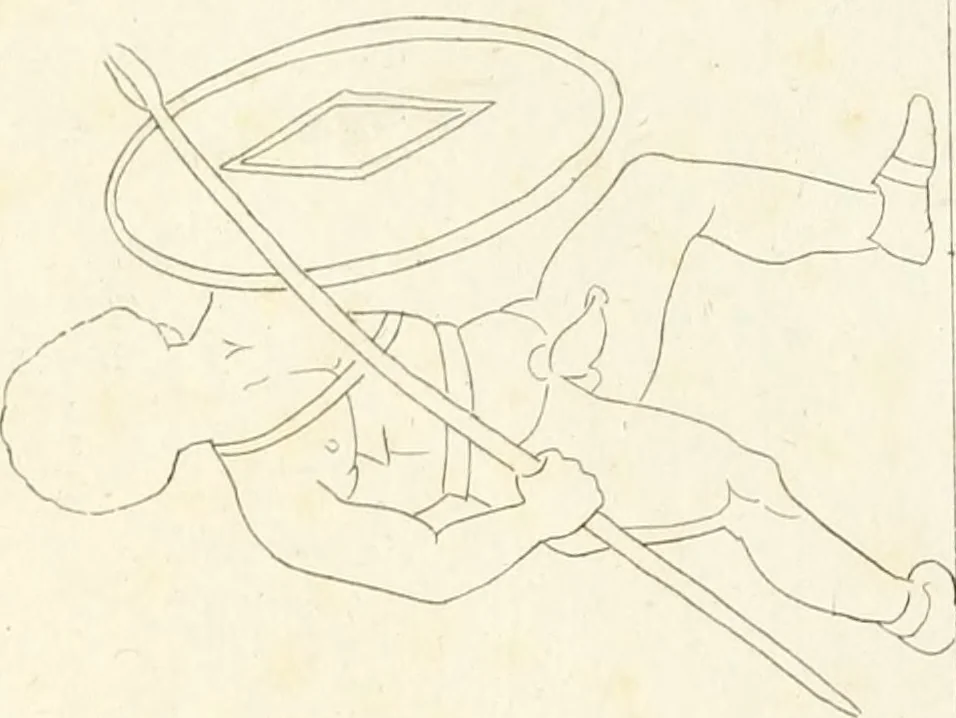 An illustration from Pitture di vasi fittili, esibite dal cav. F. Inghirami per servire di studio alla mitologia ed all storia degli antichi popoli, 1838, leaf 350