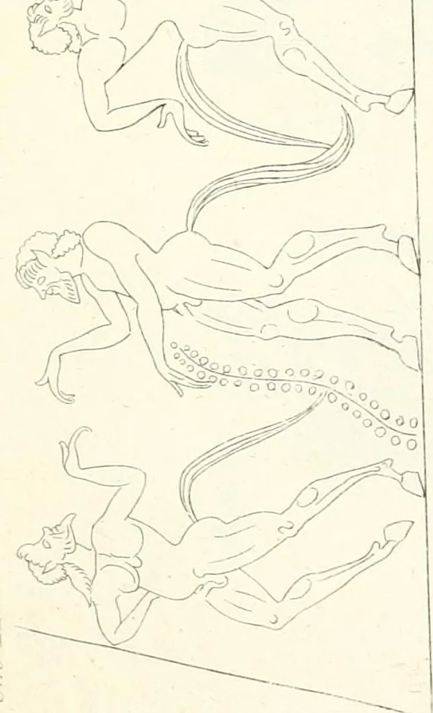 An illustration from Pitture di vasi fittili, esibite dal cav. F. Inghirami per servire di studio alla mitologia ed all storia degli antichi popoli, 1838, leaf 160