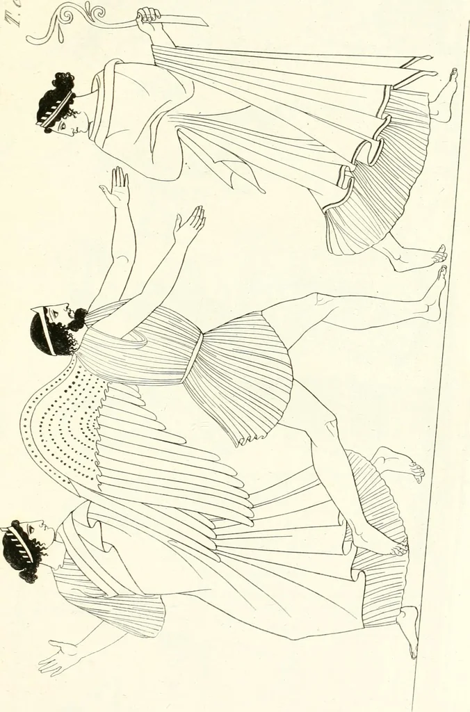 An illustration from Pitture di vasi fittili, esibite dal cav. F. Inghirami per servire di studio alla mitologia ed all storia degli antichi popoli, 1838, leaf 184