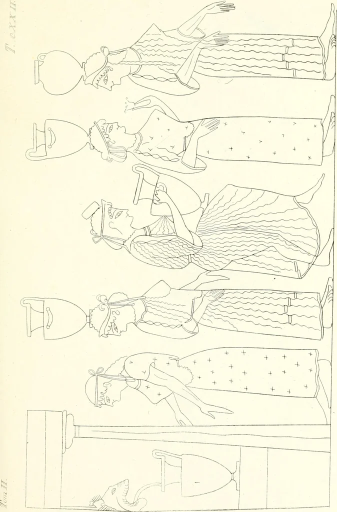 An illustration from Pitture di vasi fittili, esibite dal cav. F. Inghirami per servire di studio alla mitologia ed all storia degli antichi popoli, 1838, leaf 186