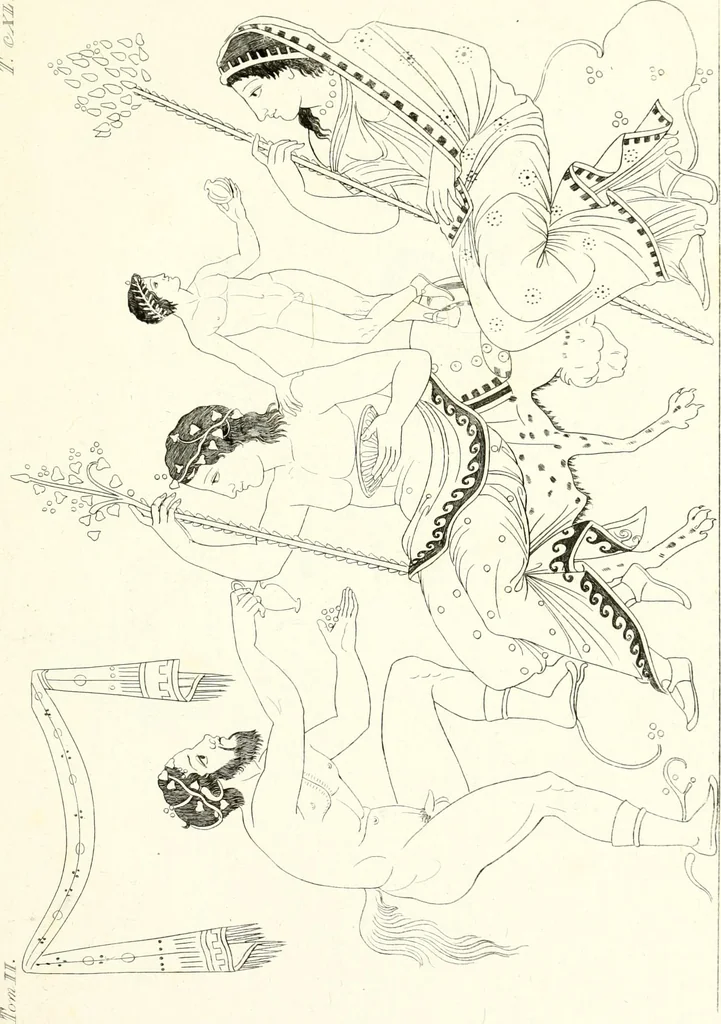 An illustration from Pitture di vasi fittili, esibite dal cav. F. Inghirami per servire di studio alla mitologia ed all storia degli antichi popoli, 1838, leaf 230