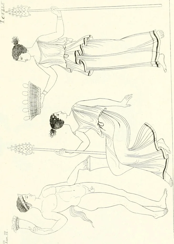 An illustration from Pitture di vasi fittili, esibite dal cav. F. Inghirami per servire di studio alla mitologia ed all storia degli antichi popoli, 1838, leaf 240