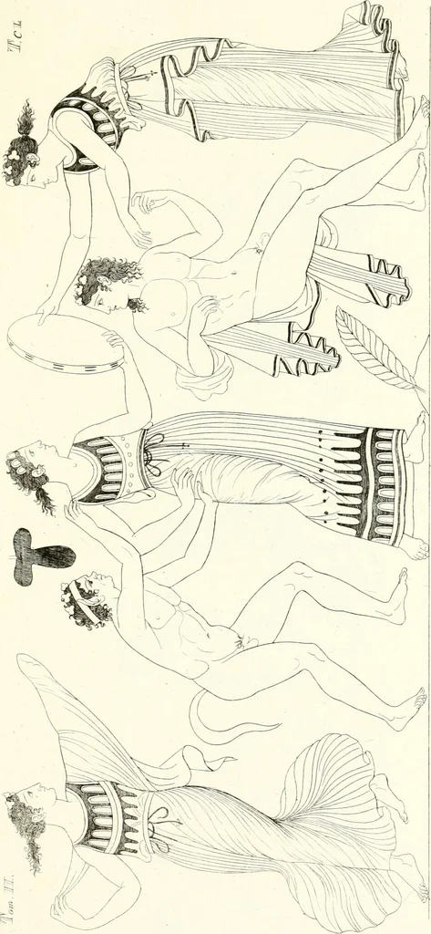 An illustration from Pitture di vasi fittili, esibite dal cav. F. Inghirami per servire di studio alla mitologia ed all storia degli antichi popoli, 1838, leaf 242