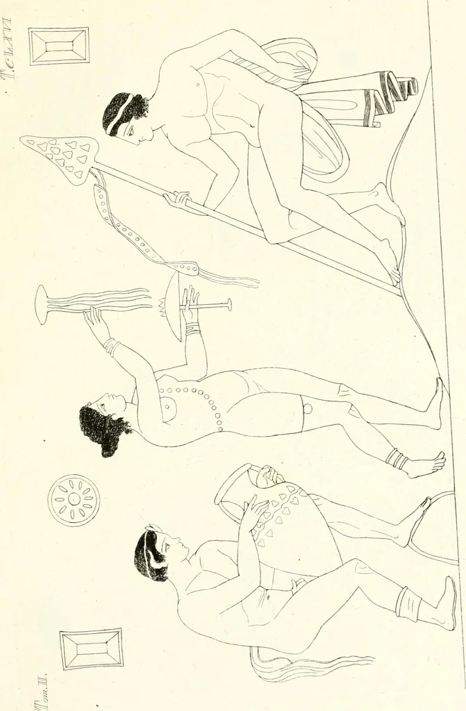 An illustration from Pitture di vasi fittili, esibite dal cav. F. Inghirami per servire di studio alla mitologia ed all storia degli antichi popoli, 1838, leaf 270