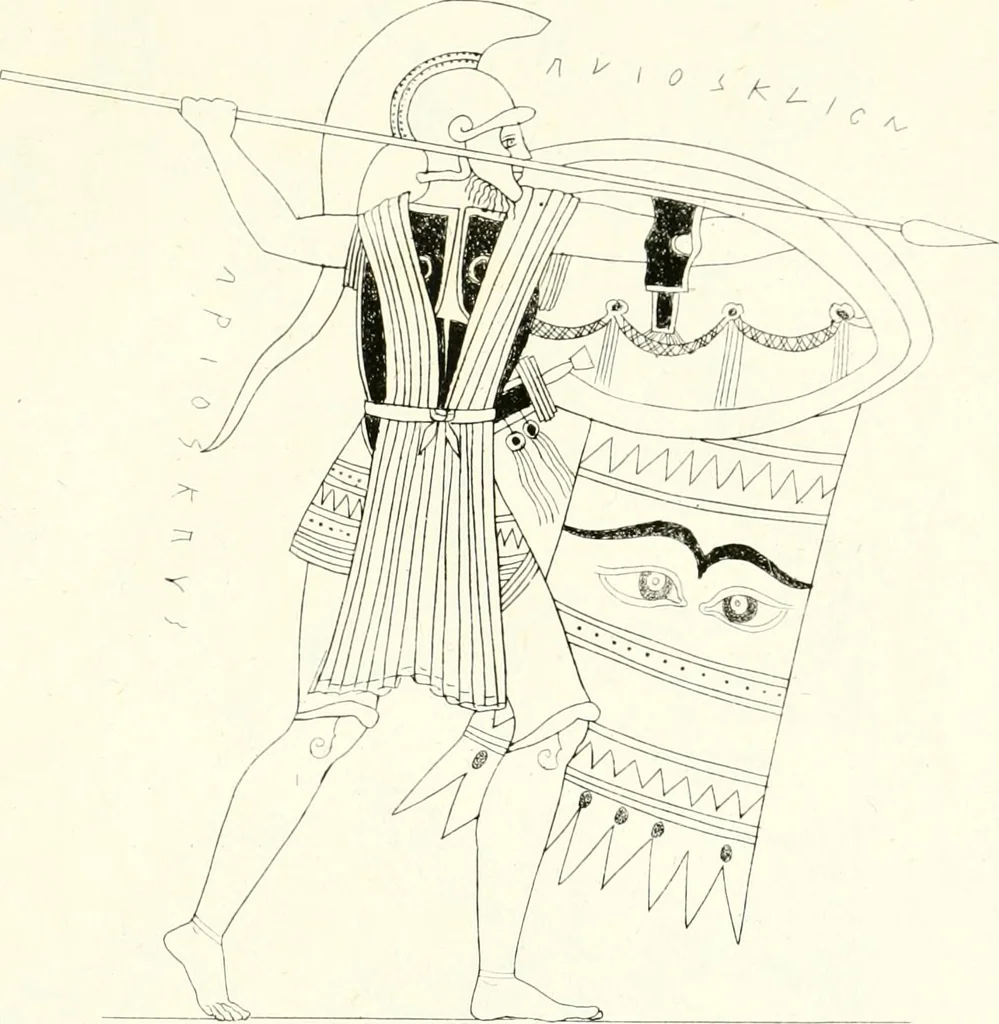 An illustration from Pitture di vasi fittili, esibite dal cav. F. Inghirami per servire di studio alla mitologia ed all storia degli antichi popoli, 1838, leaf 276