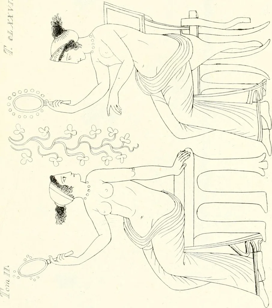 An illustration from Pitture di vasi fittili, esibite dal cav. F. Inghirami per servire di studio alla mitologia ed all storia degli antichi popoli, 1838, leaf 290