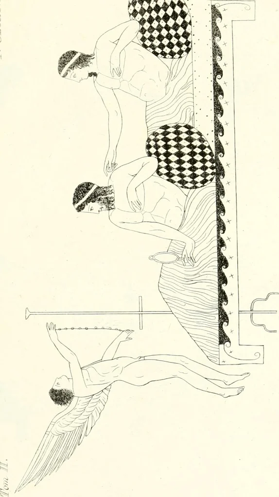 An illustration from Pitture di vasi fittili, esibite dal cav. F. Inghirami per servire di studio alla mitologia ed all storia degli antichi popoli, 1838, leaf 292