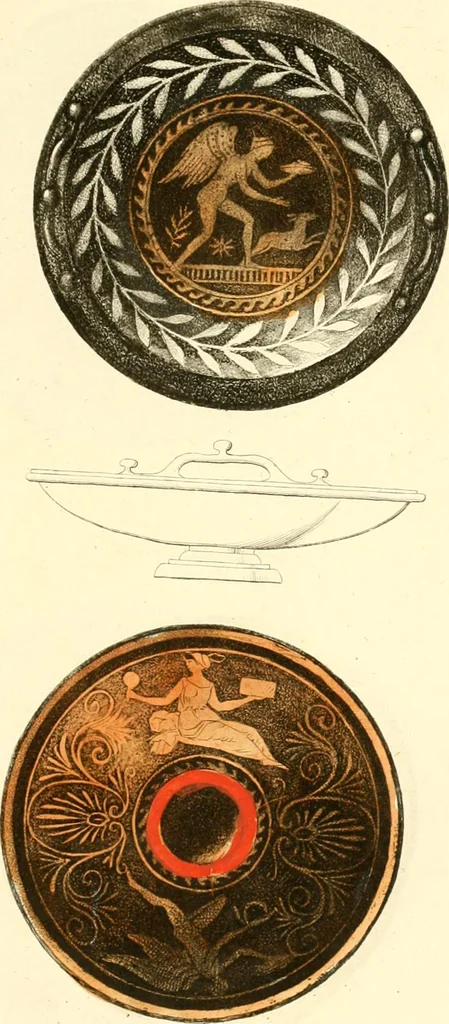 An illustration from Pitture di vasi fittili, esibite dal cav. F. Inghirami per servire di studio alla mitologia ed alla storia degli antichi popoli, 1838, leaf 168