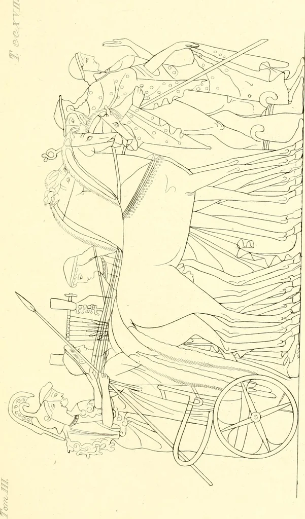 An illustration from Pitture di vasi fittili, esibite dal cav. F. Inghirami per servire di studio alla mitologia ed alla storia degli antichi popoli, 1838, leaf 200