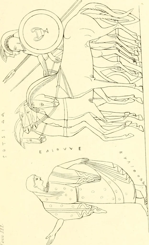 An illustration from Pitture di vasi fittili, esibite dal cav. F. Inghirami per servire di studio alla mitologia ed alla storia degli antichi popoli, 1838, leaf 206