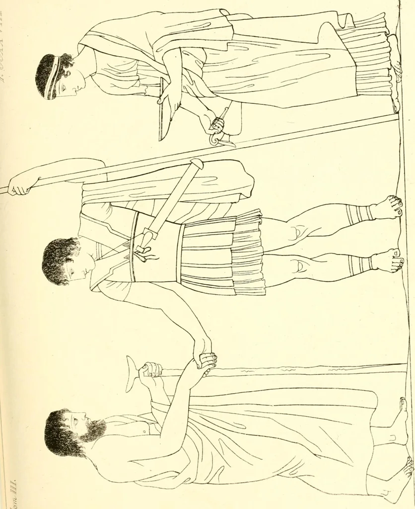 An illustration from Pitture di vasi fittili, esibite dal cav. F. Inghirami per servire di studio alla mitologia ed alla storia degli antichi popoli, 1838, leaf 220