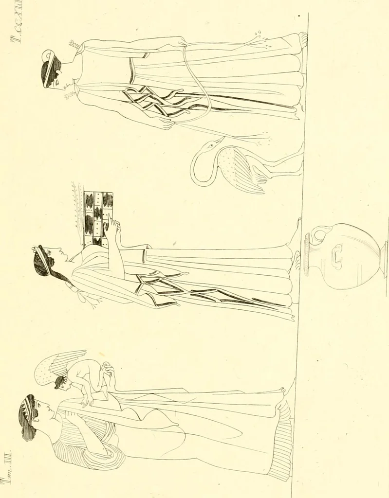 An illustration from Pitture di vasi fittili, esibite dal cav. F. Inghirami per servire di studio alla mitologia ed alla storia degli antichi popoli, 1838, leaf 246