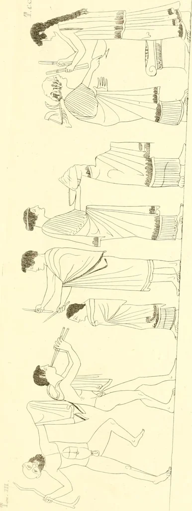 An illustration from Pitture di vasi fittili, esibite dal cav. F. Inghirami per servire di studio alla mitologia ed alla storia degli antichi popoli, 1838, leaf 270