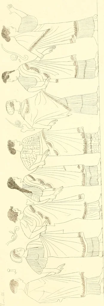 An illustration from Pitture di vasi fittili, esibite dal cav. F. Inghirami per servire di studio alla mitologia ed alla storia degli antichi popoli, 1838, leaf 272