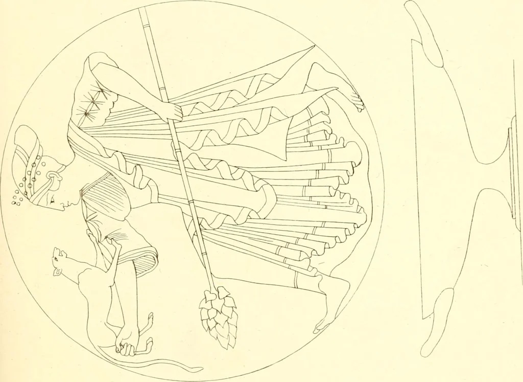 An illustration from Pitture di vasi fittili, esibite dal cav. F. Inghirami per servire di studio alla mitologia ed alla storia degli antichi popoli, 1838, leaf 282