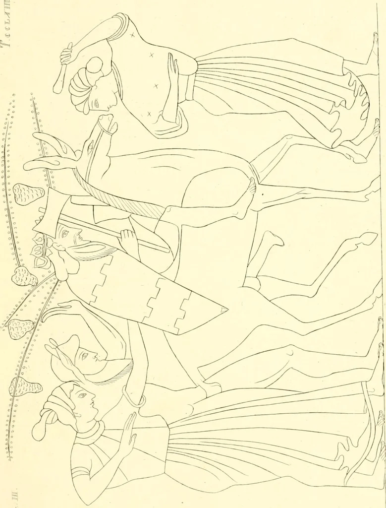 An illustration from Pitture di vasi fittili, esibite dal cav. F. Inghirami per servire di studio alla mitologia ed alla storia degli antichi popoli, 1838, leaf 290