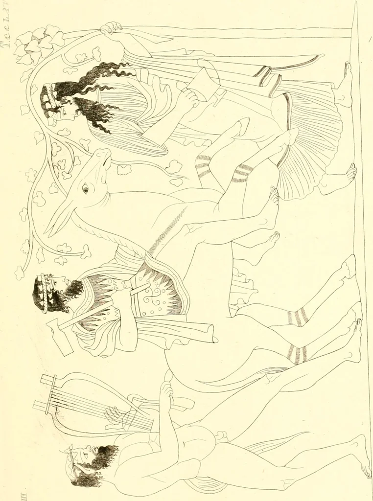 An illustration from Pitture di vasi fittili, esibite dal cav. F. Inghirami per servire di studio alla mitologia ed alla storia degli antichi popoli, 1838, leaf 294