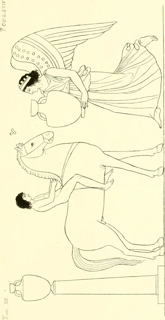 An illustration from Pitture di vasi fittili, esibite dal cav. F. Inghirami per servire di studio alla mitologia ed alla storia degli antichi popoli, 1838, leaf 312