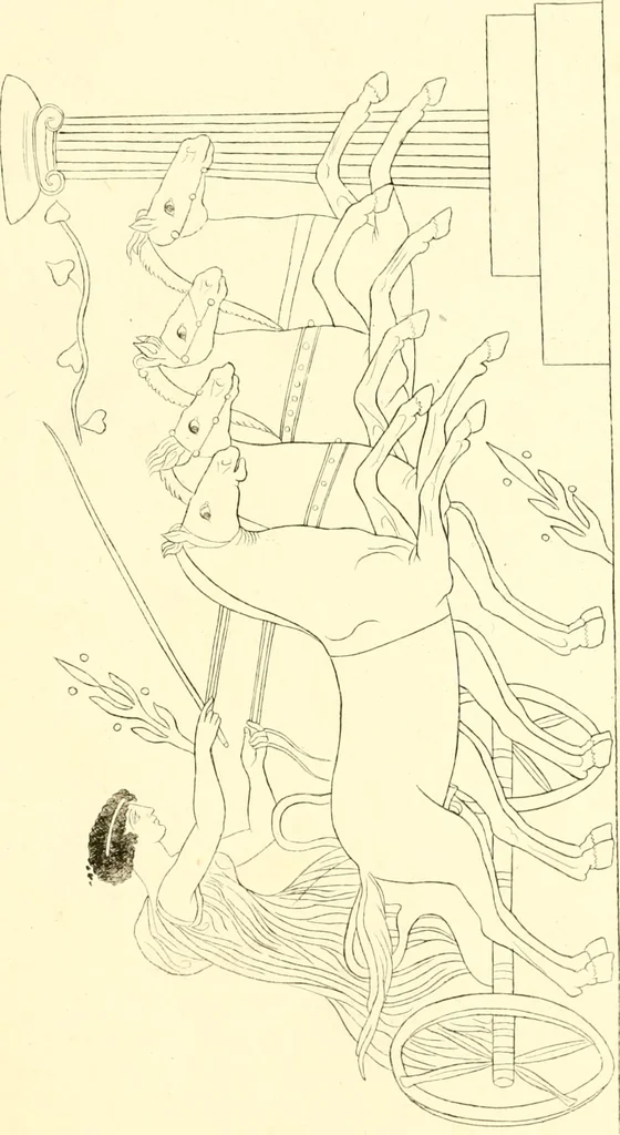 An illustration from Pitture di vasi fittili, esibite dal cav. F. Inghirami per servire di studio alla mitologia ed alla storia degli antichi popoli, 1838, leaf 316