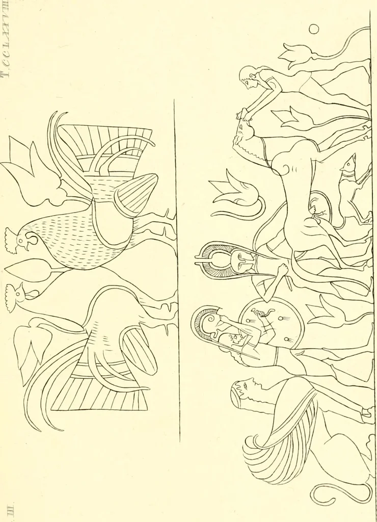 An illustration from Pitture di vasi fittili, esibite dal cav. F. Inghirami per servire di studio alla mitologia ed alla storia degli antichi popoli, 1838, leaf 320