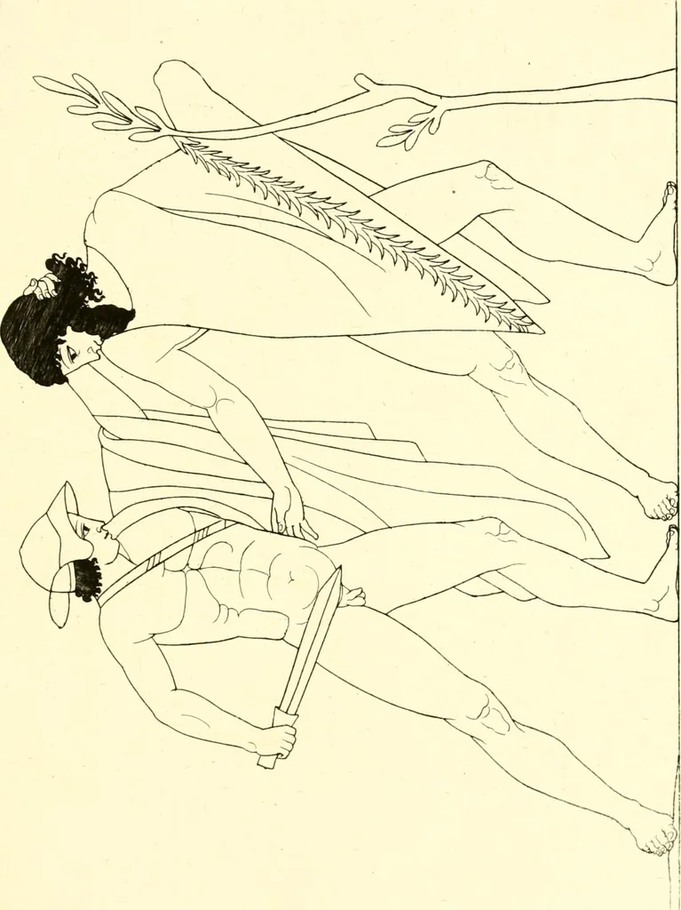 An illustration from Pitture di vasi fittili, esibite dal cav. F. Inghirami per servire di studio alla mitologia ed alla storia degli antichi popoli, 1838, leaf 340
