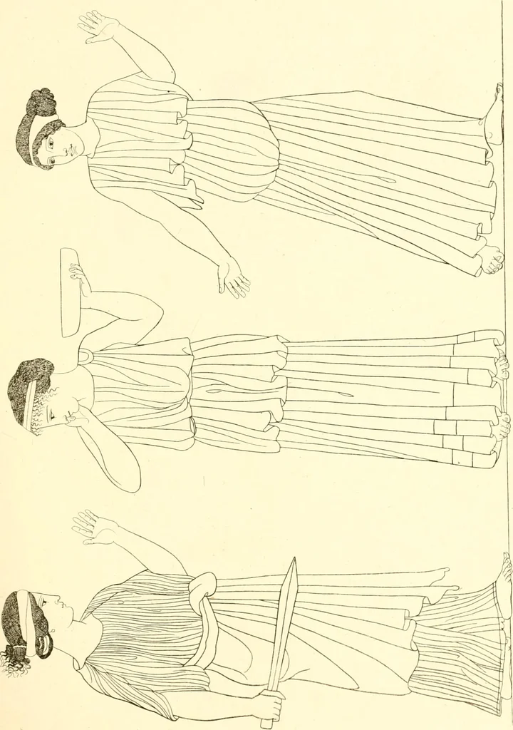 An illustration from Pitture di vasi fittili, esibite dal cav. F. Inghirami per servire di studio alla mitologia ed alla storia degli antichi popoli, 1838, leaf 342