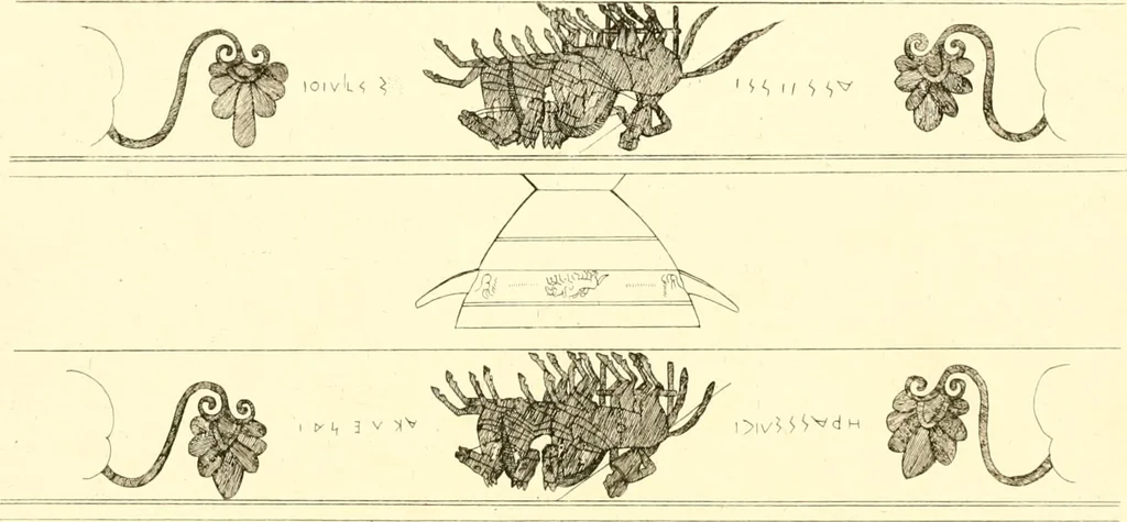 An illustration from Pitture di vasi fittili, esibite dal cav. F. Inghirami per servire di studio alla mitologia ed alla storia degli antichi popoli, 1838, leaf 352