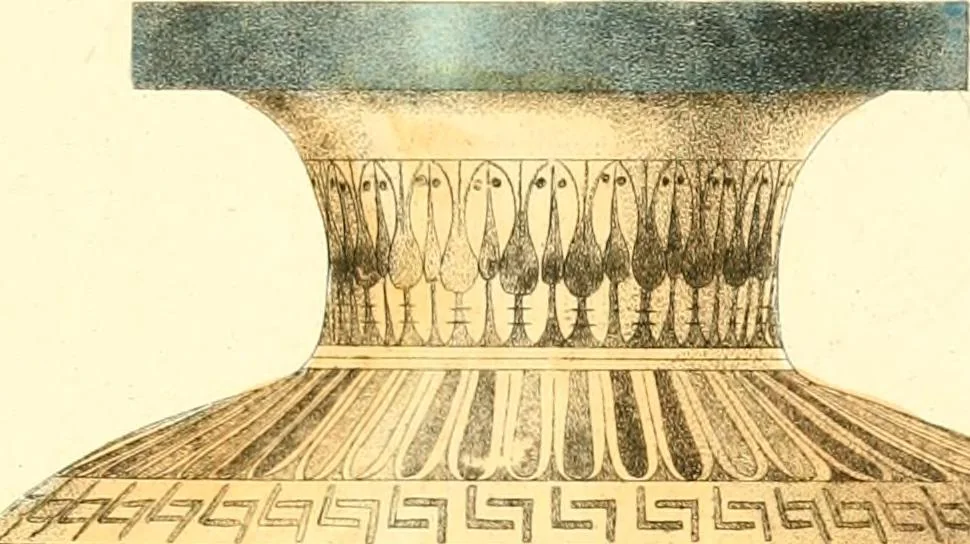 An illustration from Pitture di vasi fittili, esibite dal cav. F. Inghirami per servire di studio alla mitologia ed alla storia degli antichi popoli, 1838, leaf 544