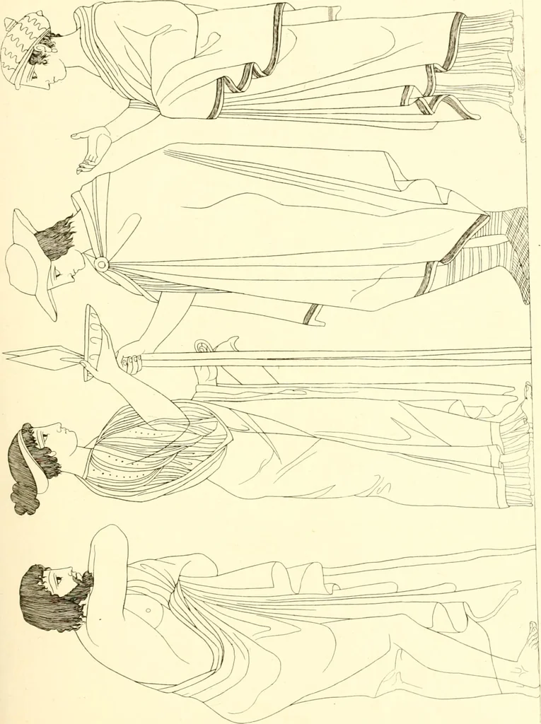 An illustration from Pitture di vasi fittili, esibite dal cav. F. Inghirami per servire di studio alla mitologia ed alla storia degli antichi popoli, 1838, leaf 564