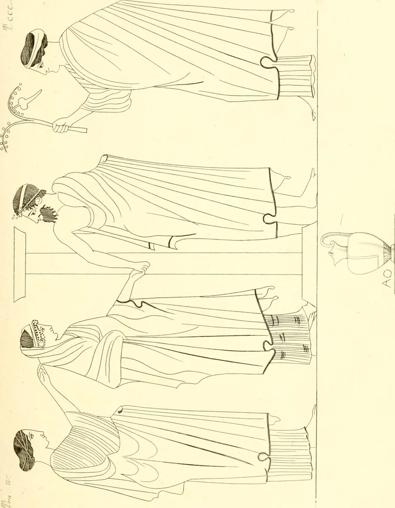 An illustration from Pitture di vasi fittili, esibite dal cav. F. Inghirami per servire di studio alla mitologia ed alla storia degli antichi popoli, 1838, leaf 568