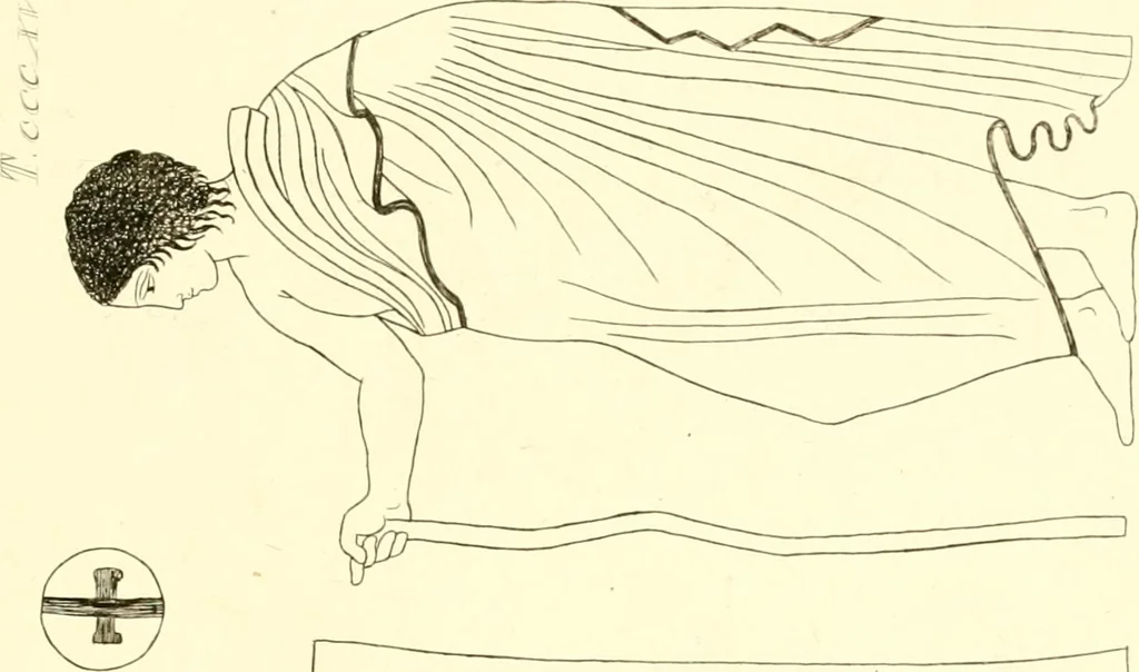 An illustration from Pitture di vasi fittili, esibite dal cav. F. Inghirami per servire di studio alla mitologia ed alla storia degli antichi popoli, 1838, leaf 570