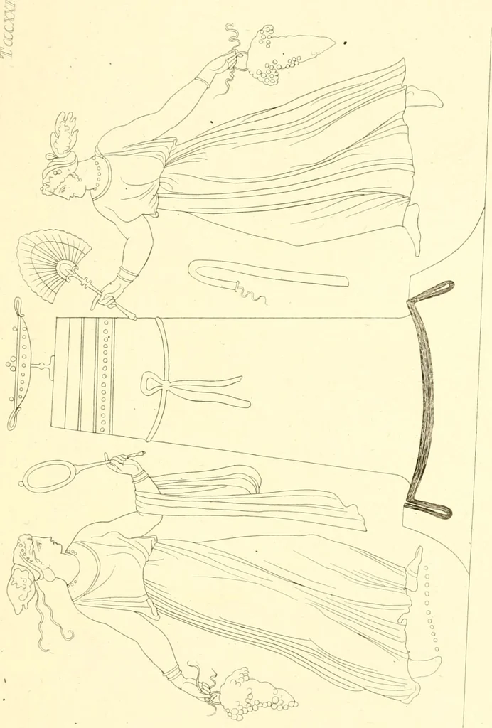 An illustration from Pitture di vasi fittili, esibite dal cav. F. Inghirami per servire di studio alla mitologia ed alla storia degli antichi popoli, 1838, leaf 582