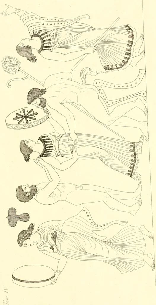 An illustration from Pitture di vasi fittili, esibite dal cav. F. Inghirami per servire di studio alla mitologia ed alla storia degli antichi popoli, 1838, leaf 618