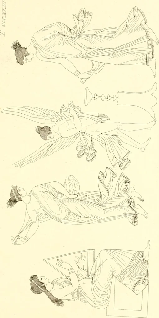 An illustration from Pitture di vasi fittili, esibite dal cav. F. Inghirami per servire di studio alla mitologia ed alla storia degli antichi popoli, 1838, leaf 624