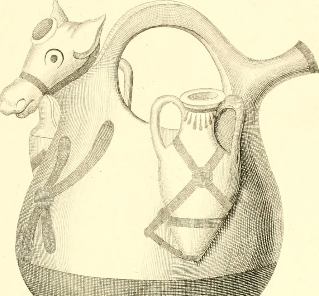 An illustration from Pitture di vasi fittili, esibite dal cav. F. Inghirami per servire di studio alla mitologia ed alla storia degli antichi popoli, 1838, leaf 640