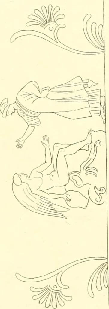 An illustration from Pitture di vasi fittili, esibite dal cav. F. Inghirami per servire di studio alla mitologia ed alla storia degli antichi popoli, 1838, leaf 646